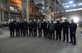 بازدید دادستان و رئیس دادگستری شهرستان بردسیر از مجتمع احیاء مستقیم و فولادبردسیر