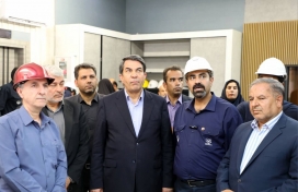 استاندار کرمان از مجتمع فولاد بردسیر شرکت فولاد سیرجان ایرانیان بازدید کرد